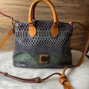 Dooney & Bourke Embossed Snakeskin
Leather Satchel